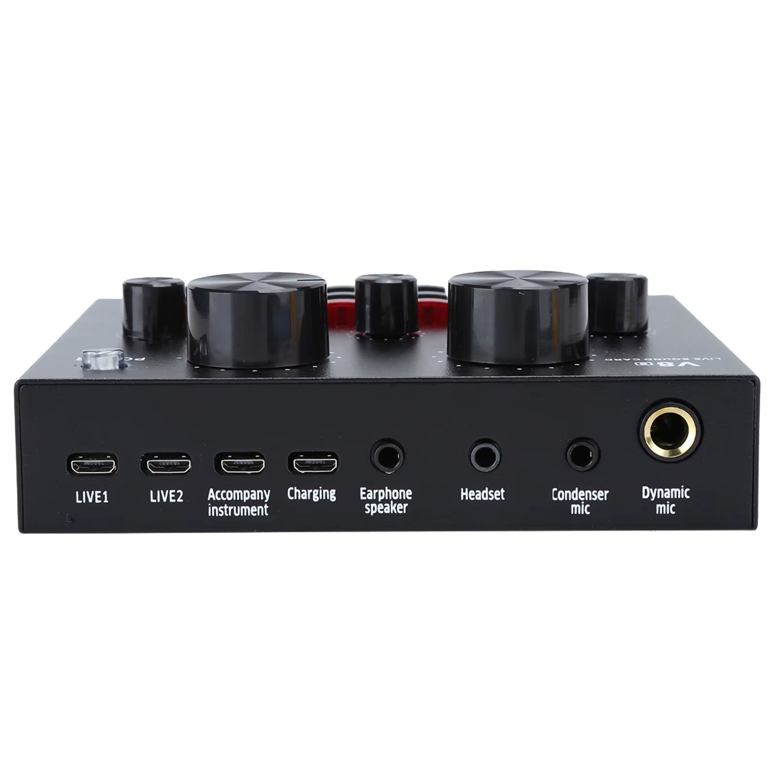 Live Broadcast Sound Card Multifunction Mobile Phone USB Host Computer Karaoke Sound Card for Live Streaming