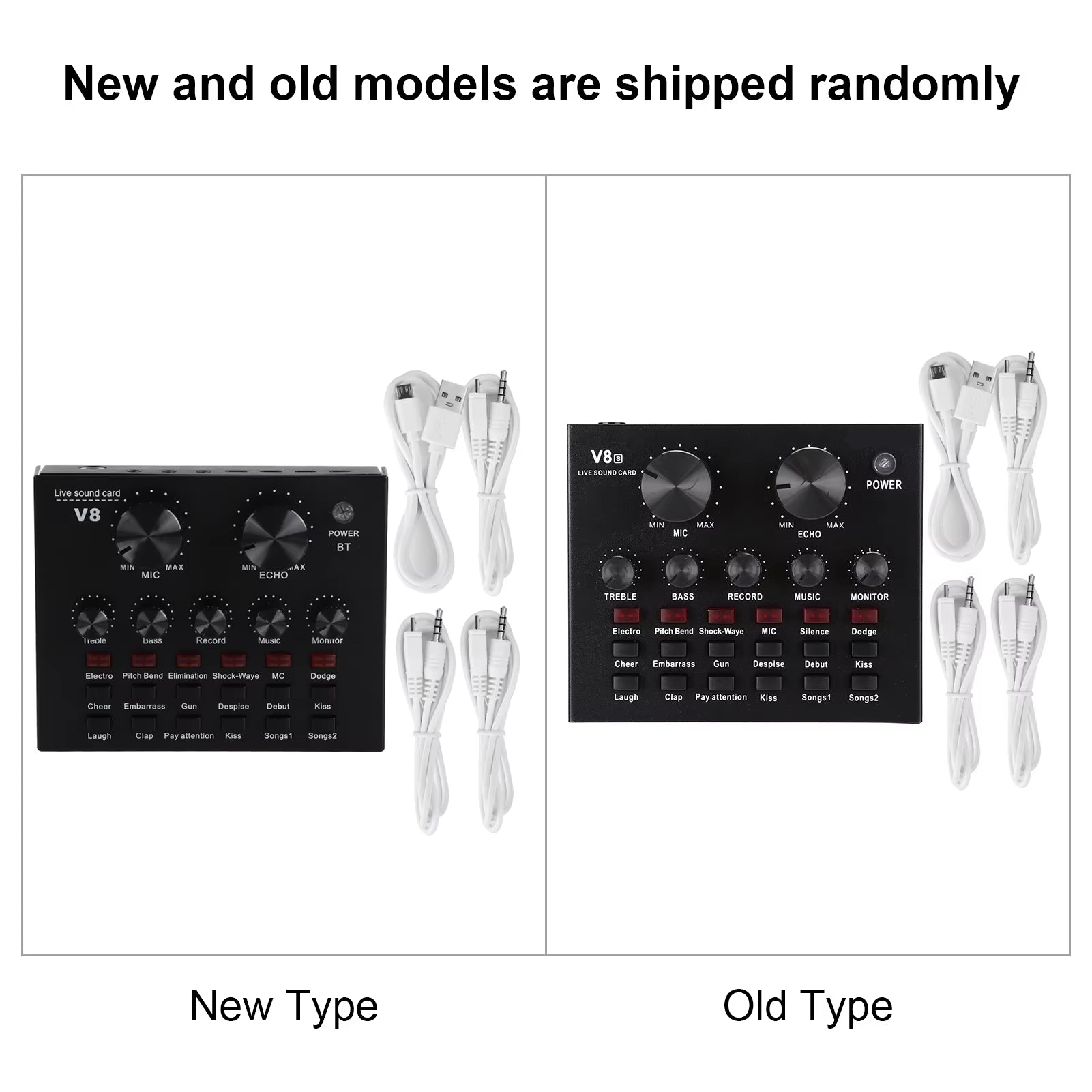 Live Broadcast Sound Card Multifunction Mobile Phone USB Host Computer Karaoke Sound Card for Live Streaming