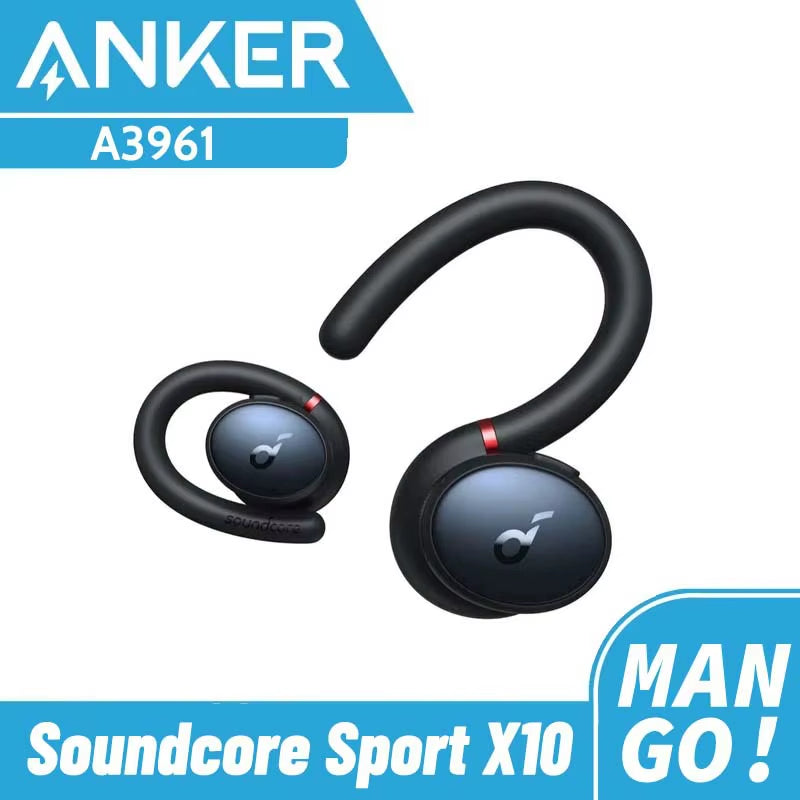 Soundcore Sport X10 Bluetooth Headphones Sports Rotating Ear Hooks Deep Bass IPX7 Waterproof Sweatproof Sport Earbuds
